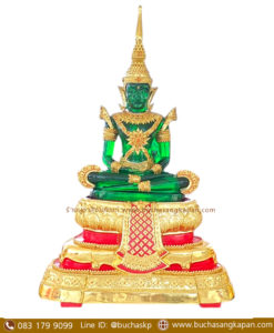 พระแก้วมรกตฤดูร้อน เนื้อเรซิ่น ปิดทองเค หน้าตัก 40 นิ้ว