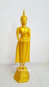 พระประจำวันวันพุธกลางวัน-ปางอุ้มบาตร-ทองเหลือง-พ่นทอง-หน้าตัก-9-นิ้ว