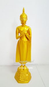 พระประจําวันศุกร์-ปางรำพึง-ทองดหลือง-พ่นทอง-หน้าตัก-9-นิ้ว