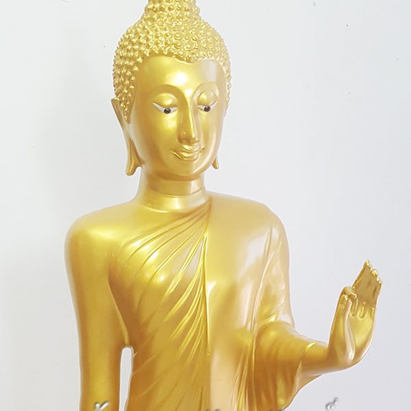 พระพุทธรูป ทองเหลือง พ่นทอง ปางลีลา หน้าตัก 20 นิ้ว 1