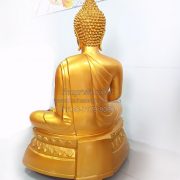 พระพุทธรูป ปางสมาธิ ทองเหลือง พ่นทอง หน้าตัก 30 นิ้ว  ข้างหลัง