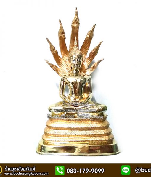 พระประวันเสาร์ ทองเหลือง ขัดเงา ขนาด 9 นิ้ว