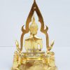 พระพุทธ ชินราช ทองเหลือง ปิดทองคำแท้  หน้าตัก 5 นิ้ว 02