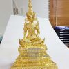 พระพุทธจักรพรรดิ ทรงเครื่อง เนื้อทองเหลือง ปิดทองคำแท้ หน้าตัก 5 นิ้ว 01