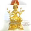 พระพรหม ทองเหลือง ปิดทองคำแท้  หน้าตัก 12 นิ้ว