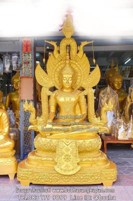 พระองค์ปฐม ทองเหลือง พ่นทอง หน้าตัก 40 นิ้ว