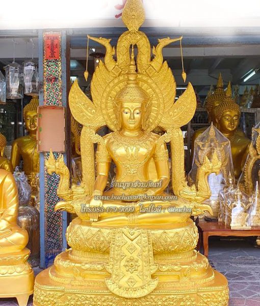 สมเด็จ องค์ปฐม ทองเหลือง พ่นทอง หน้าตัก 40 นิ้ว