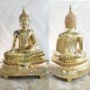 พระพุทธรูป ปางมารวิชัย ทองเหลือง ขัดเงา หน้าตัก 40 นิ้ว 06