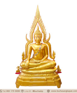 พระพุทธชินราช ทองเหลือง พ่นทอง หน้าตัก 35 นิ้ว