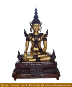 พระจักรพรรดิ์ ทองเหลือง ฐานสูง หน้าตัก 60 นิ้ว
