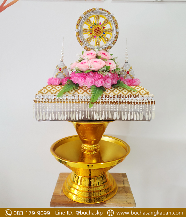 ครอบไตรดอกไม้สด,ที่ครอบไตรสวยๆ,ครอบไตรงานบวช