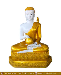 พระสีวลีนั่ง ทองเหลือง พ่นทอง หน้าตัก 30 นิ้ว